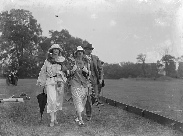 Polo at the Ranelagh Club, West London. The Anglo - French Polo match for the