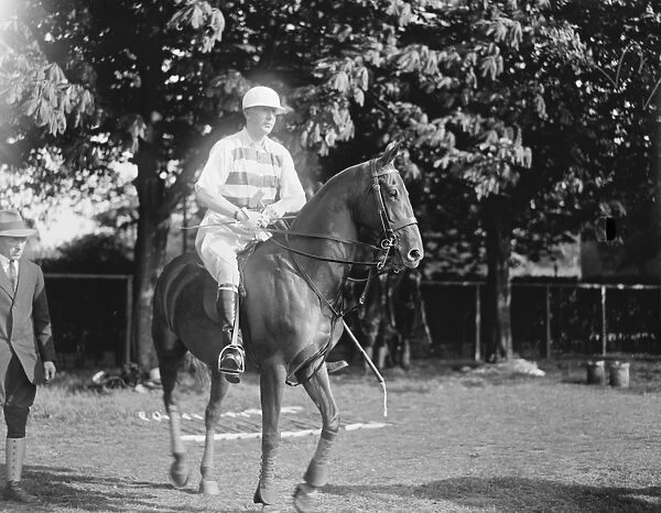 Polo at the social Hurlingham Polo Club, London - Duke of Westminster 21 May 1922