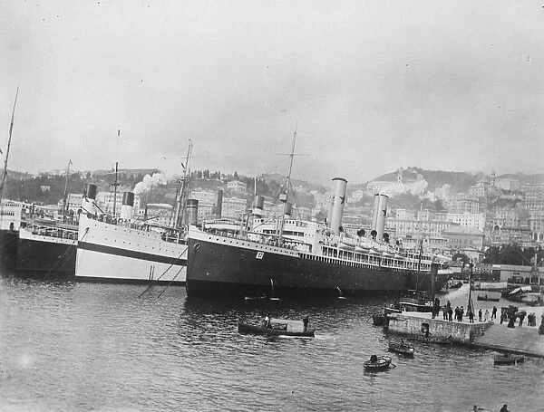 Port of Genoa April 1922