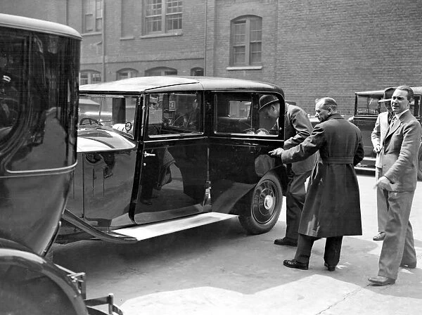 Prince Arthur of Connaught and Rolls - Royce Car. 30 April 1932