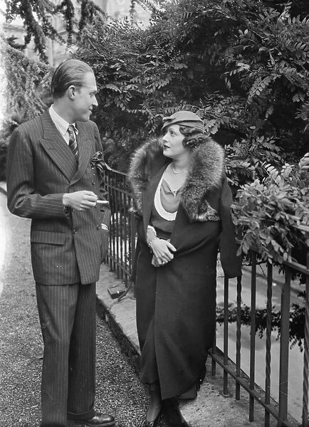 Prince and Princess of Asturias. 8 June 1933
