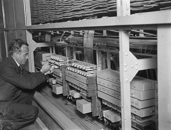 Prince of Wales to inspect international telephone exchange. The Prince of Wales