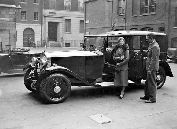 Princess Arthur of Connaught and Rolls - Royce Car. 30 April 1932