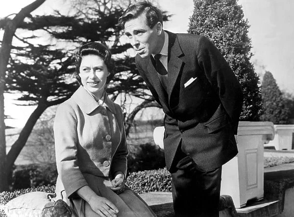 Princess Margaret and Antony Armstrong Jones at Windsor. 27th February 1960
