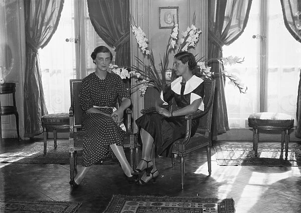 Princess Marina and companion 14 September 1934