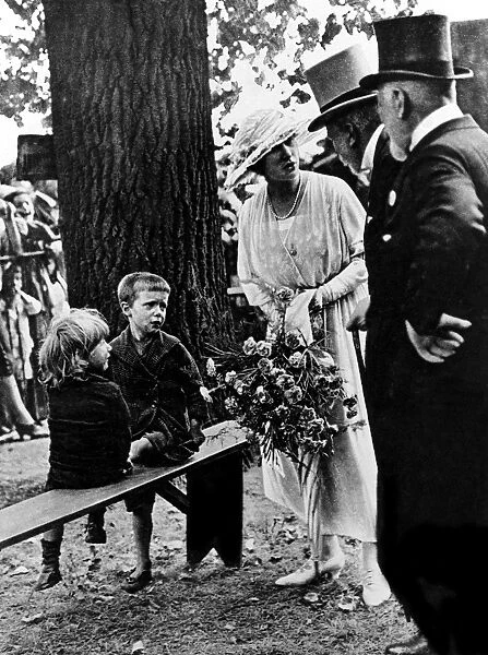 Princess Mary, the Princess Royal, in Victoria Park. Picture taken in 1921 but did