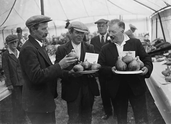 Prizewinners at a Horitcultural Garden show. 1935