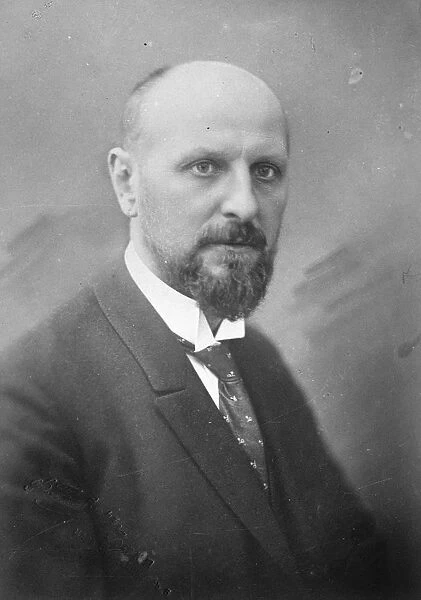 Professor Alexander Tsankoff The Bulgarian Premier 1 August 1924