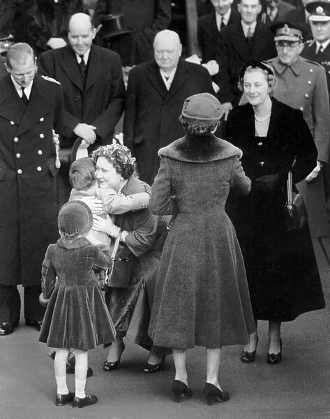 Queen Elizabeth the Queen Mother returns to London from her triumphal visit to Canada