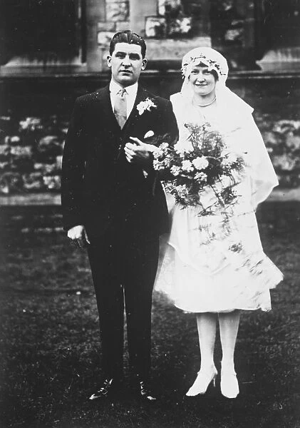 Queen of Norways groom weds. Mr A A Cobb, of Bexley Heath, head groom