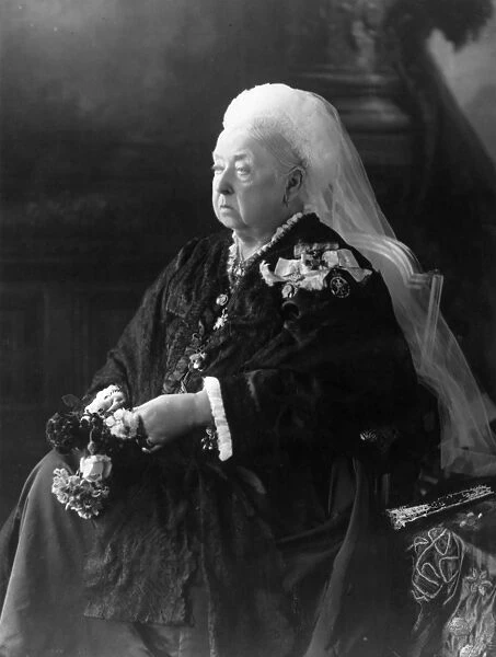 Queen Victoria photographed in connection with her Diamond Jubilee 1897 August
