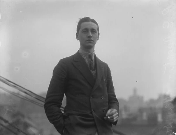 R E Haestier, Central News staff, July 1926