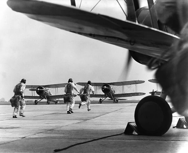 R A F Empire Day rehearsal at Biggin Hill in Kent - 15 May 1937 A TopFoto