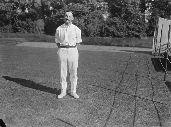 A R F Kingscots, Tennis player 21 April 1924