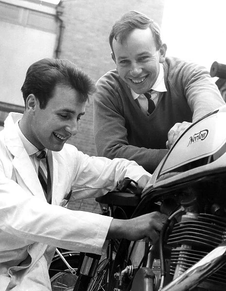 Another racer in a famous family. Norman Surtees, 21, younger brother of World