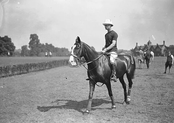 At Ranelagh. The Duke of York. 13 July 1927