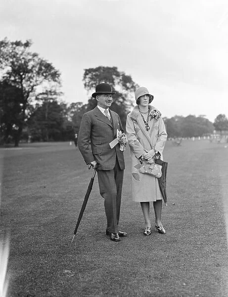 Ranelagh Polo club -County Polo General and Mrs Grant 6 July 1928