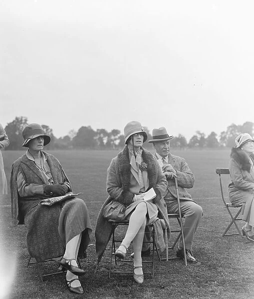 Ranelagh Polo club -County Polo Mrss Crocker, Mrs John Crocker and General S