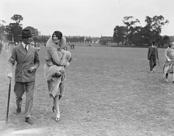Ranelagh Polo club - Mr Longworth, and Mrs W Riley Smith 6 July 1928