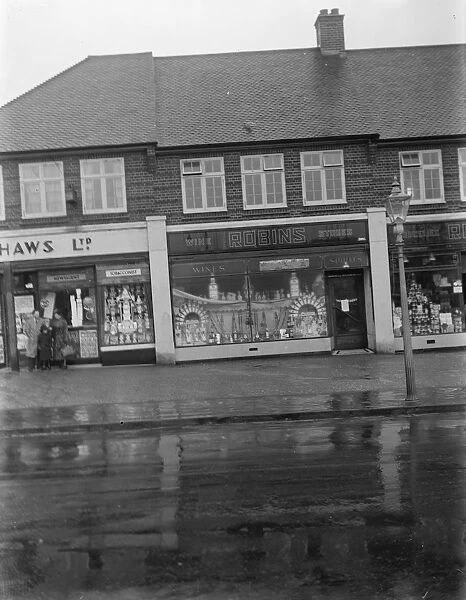 Robins store on Marechal Niel Parade in Sidcup, Kent. 1937