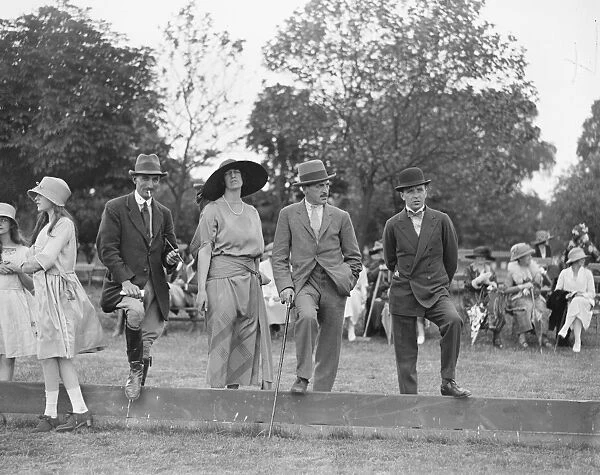 Roehampton Club Pony Gymkhana Countess of Drogheda 21 June 1922