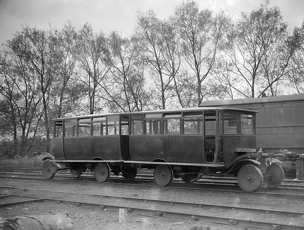 Rolvenden - A novel train on the Kent and East Sussex Railway is this formed by two