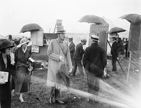 Royal Ascot Lord Woolavington and his daughter 13 June 1922