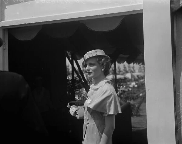 Royal Ascot opens. A hat fashion on the opening day. 14 June 1932