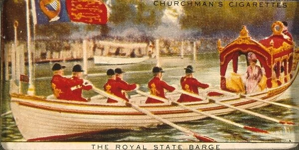 The Royal Barge: Henley Regatta - 1912
