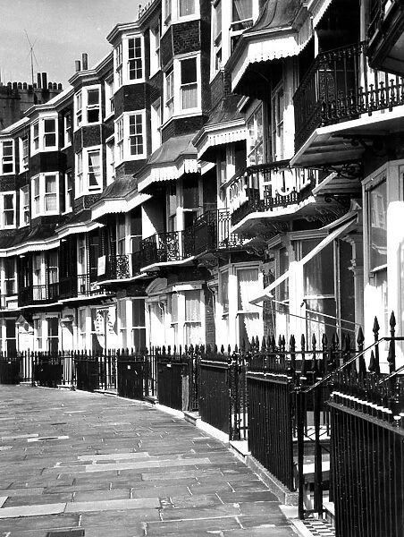 Royal Crescent, Brighton, Sussex 1940s  /  1950s