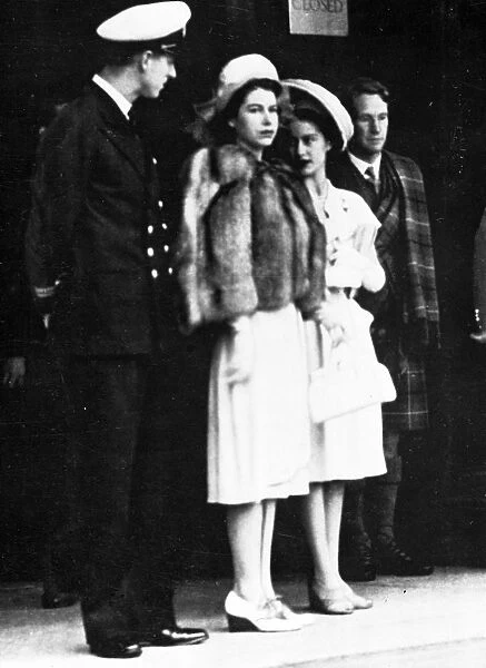Her Royal Highness Princess Elizabeth, Lieutenant Philip Mountbatten, her Royal