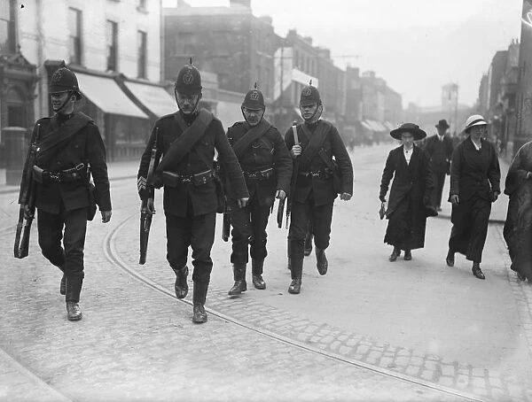 Royal Irish constabulary, which was disbanded in 1922
