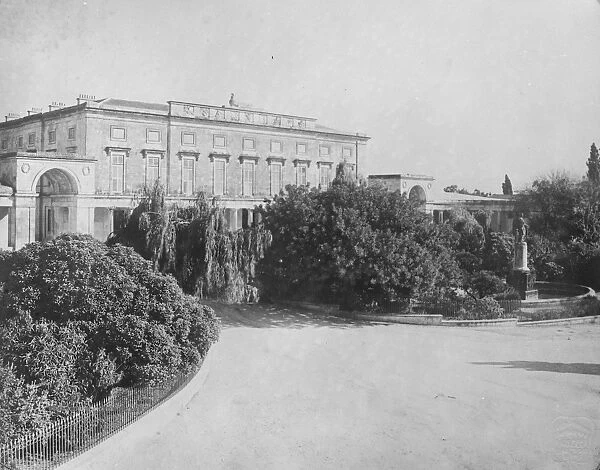 Royal Palace confiscated. The Royal Palace at Corfu, one of the residences of