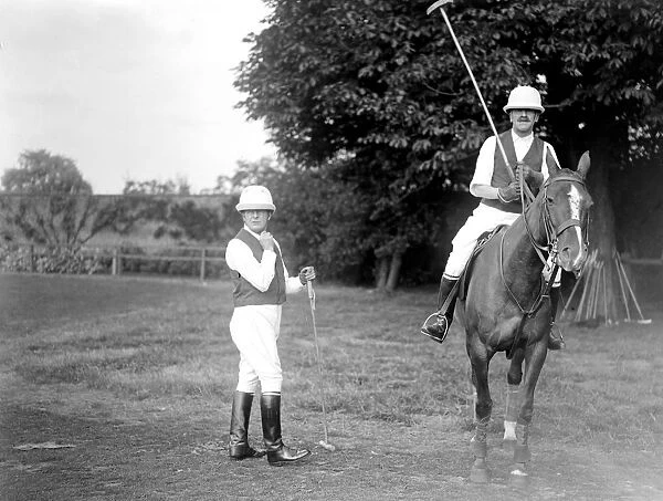 Royal Polo. Admiral Beatty at Hurlingham. 14 July 1920