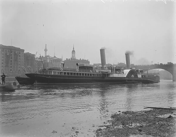 Royal Sovereign pack for todays first trip Leaving the pier 22 May 1920