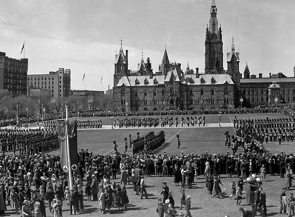 The Royal tour of Canada and the USA by King George VI and Queen Elizabeth, 1939 On Saturday