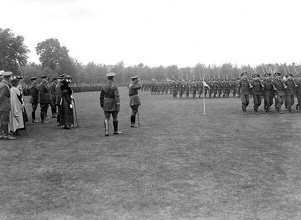 Royal visit to Bedford. 27 June 1918