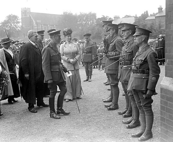 Royal visit to Bedford. 27 June 1918