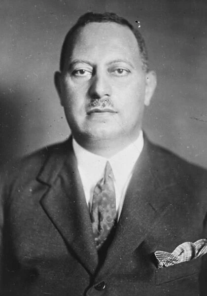 Sadek Henein Pasha, Egyptian Minister in Rome, who has been relieved of his post
