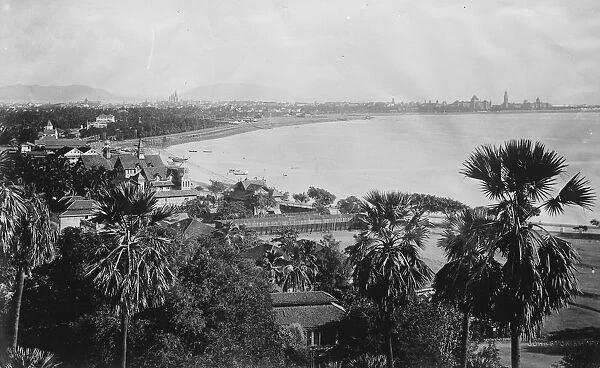 Scene of the Indian kidnapping drama. Malabar Hill, the best residential quarter of Bombay