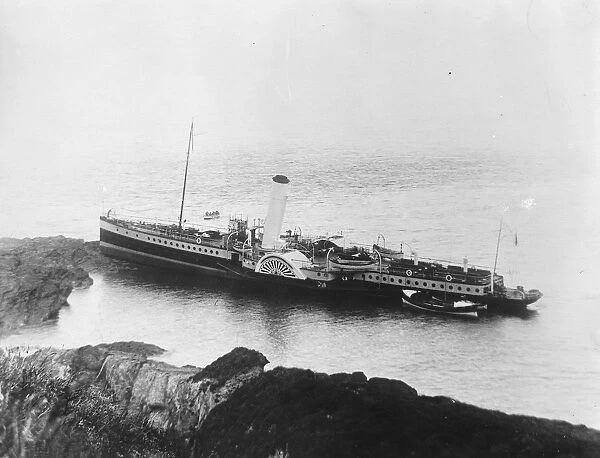 Sea trippers thrill. Over 800 passengers on the pleasure steamer Cambria had a
