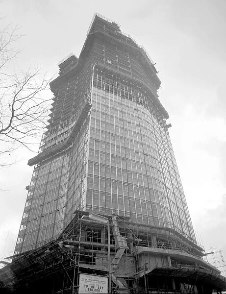 Shooting skywards in Londons Millbank is this new concrete and steel addition to