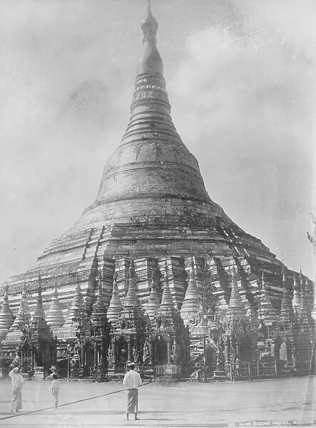 The Shwe Dagone Pagoda at Rangoon, which the Prince of Wales will visit 31 December