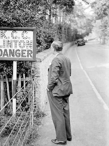 Sign, Linton. 1937