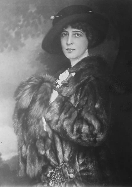 Signora Franca Floria. A distinguished Italian visitor to London 8 August 1922