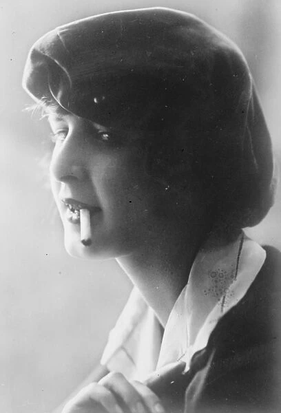 Signorina Giuriati, Italys first woman aviator. 3 December 1926
