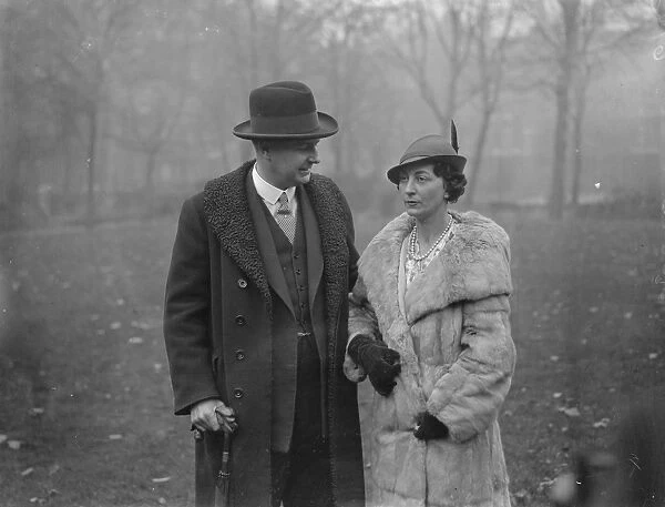 Sir Campbell Mitchell Cotts and Princess Helene de la Tremoille engaged. 5 November