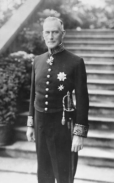 Sir Cecil Clementi, governor of Hong Kong. 1 June 1928