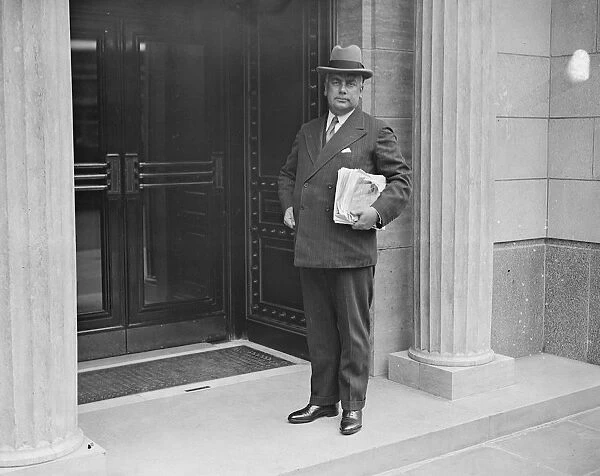 Sir Harold Pellman of The National Building Society 16 August 1932