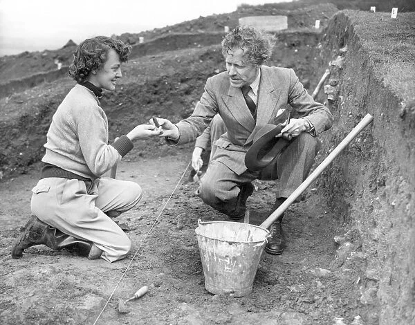 Sir Mortimer Wheeler Archaeologist and personality of TV programme Animal, Vegetable